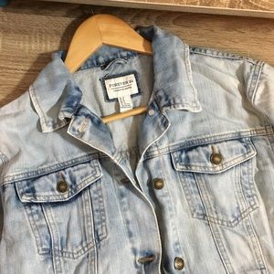 LAST CHANCE Oversized Light Denim Jean Jacket